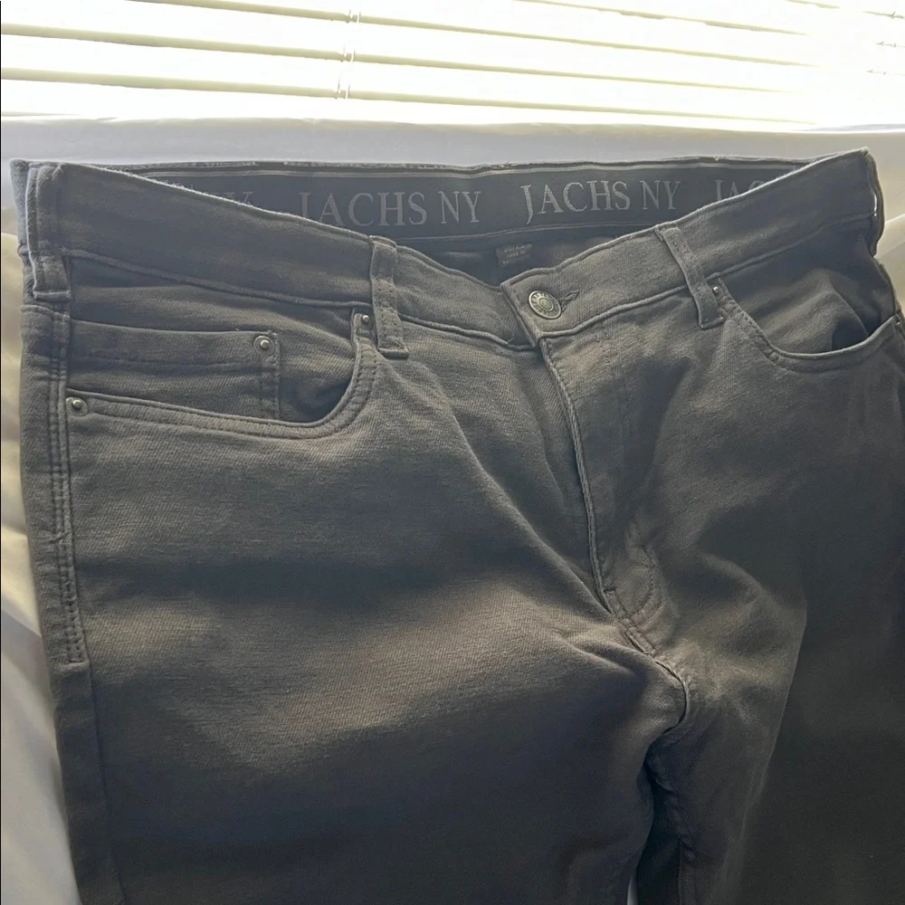 Jachs Men's Dark Gray Slim Jeans - Picture 2 of 6
